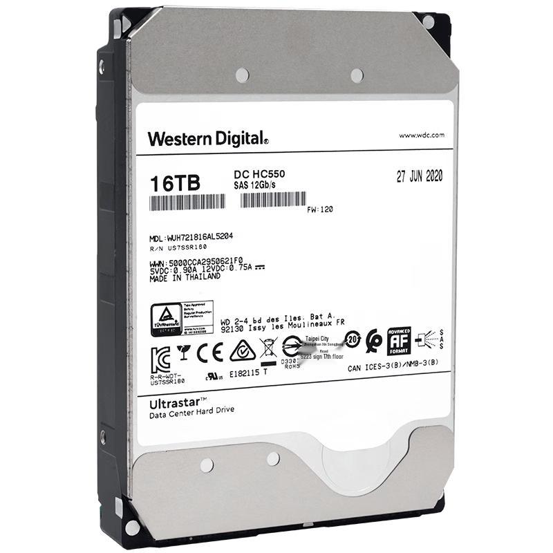 Western Digital DC HC550 16TB Enterprise SAS Hard Drive