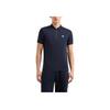 Emporio Armani EA7 Slim Fit Solid Color Polo Shirt Men Tops Navy-Blue 8NPF13-PJRGZ-1562