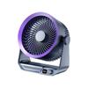 A165P Portable Air Circulation Table Fan Desktop Fan 4000mAh Battery Rechargeable100 Speed Adjustable 180° for Home&Office B