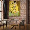 Gustav Klimt Vintage Art Canvas Painting Famous Artwork Abstract Posters and Prints Wall Pictures for Living Room Home Decor