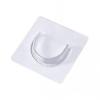Telescopic No-Drill Curtain Rod Holder with Wall Support Clips