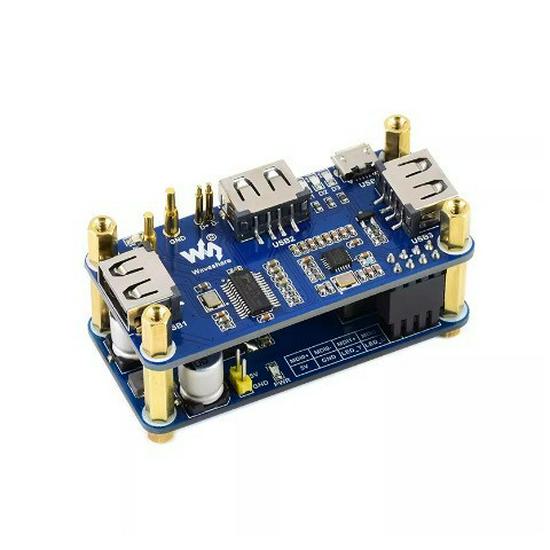 Raspberry Pi Zero Multi-functional Expansion Board with POE Ethernet and 3-Port USB 2.0 Hub