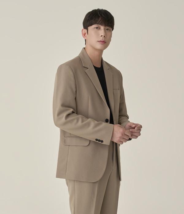 Hyoji [Four Seasons] Customizable Regular Fit Suit Blazer (5 Colors)