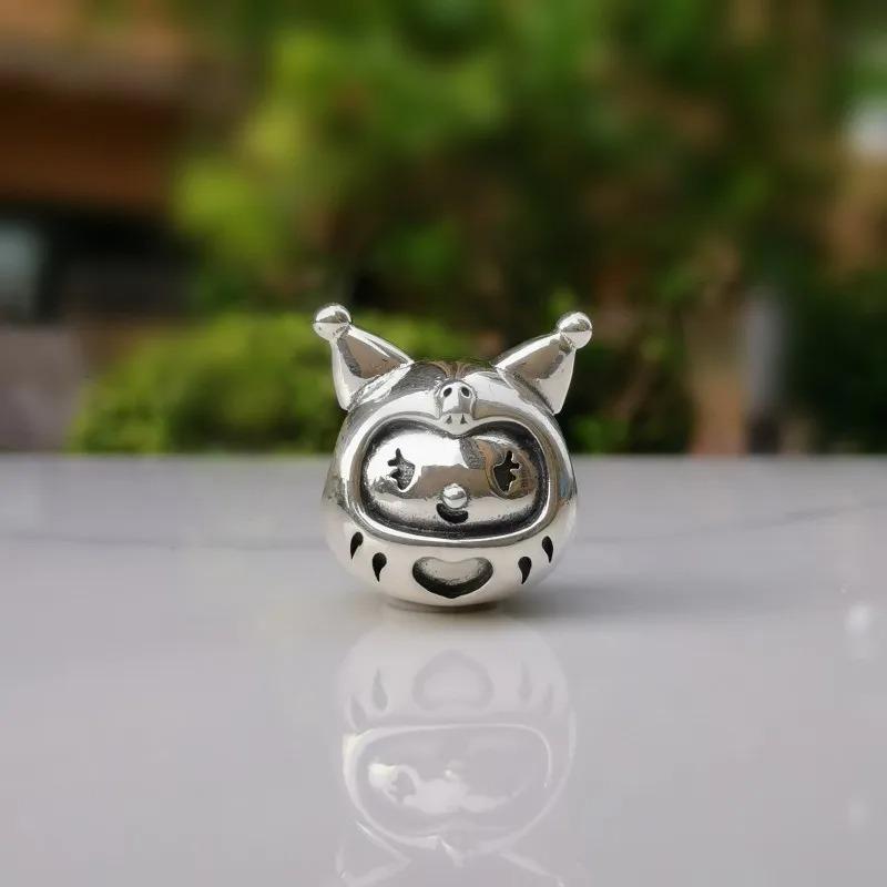 925 Silver,Cartoon Cute Cat,Dog Bead Pendant,Suitable for Original Bracelet DIY Accessories,Exquisite Jewelry