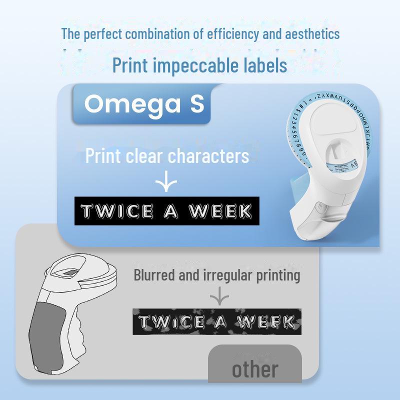 Phomemo Portable Handheld Retro Embossed Label Maker (No Electricity Required)