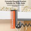 Punch Free Dorm Hanging Rack Wave Shape Dorm Storage Hook Over Bed Rail Hanger  Dorm Storage