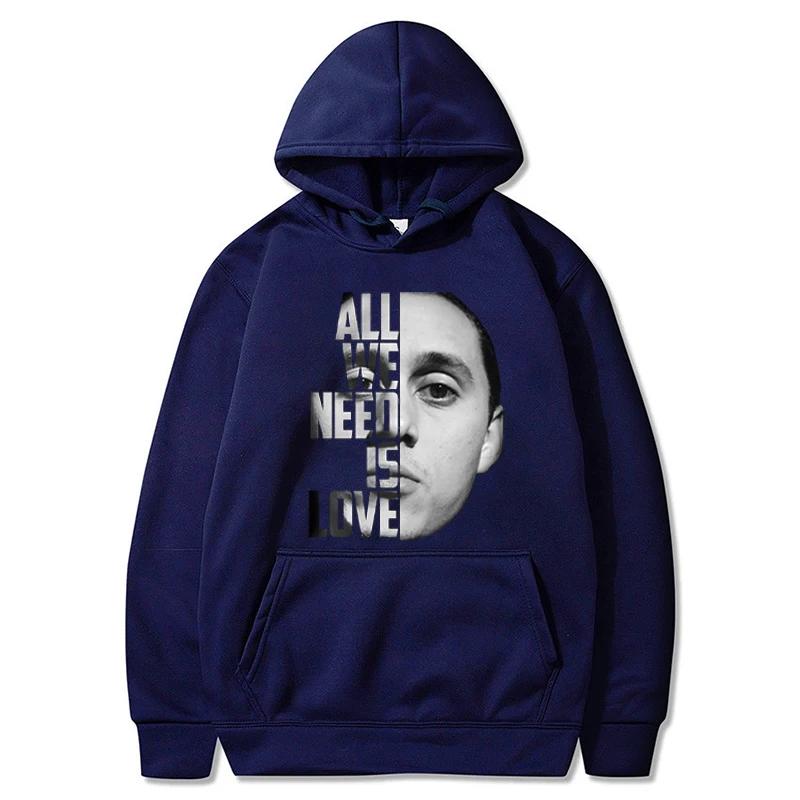 Canserbero Hoodies Herren Mode Rapper Grafik Bedruckte Sweatshirts Damen Lässig Harajuku Streetwear Trainingsanzug Kapuzenpullover