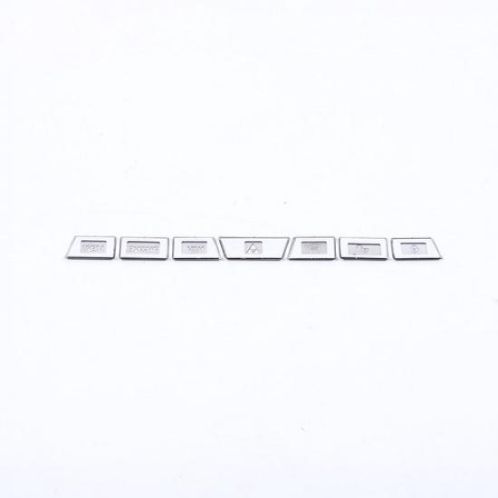 Black Alloy Center Multimedia Button Sticker trim For Jaguar XF 12-2015