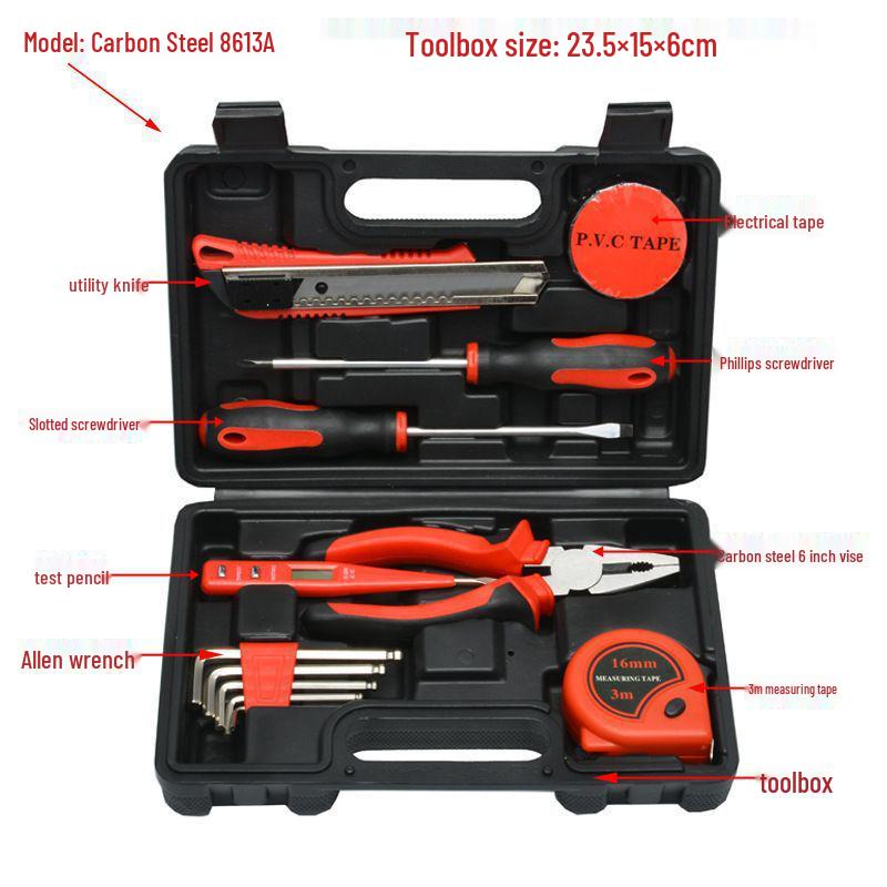8, 9, 12, 13, 16-Piece Household Combination Repair Tool Kit for Car Insurance