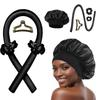 No Heat Ribbon Heatless Curling Rod Night Cap Lazy Hair Curlers Headband Hair Rollers Sleeping Soft Headband Hair Styling Tools