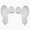 1 Pair of 3D Creative Relief Angel Door Frame Decoration Wedding Background Wall Tv Decoration Switch Sticker Decoration