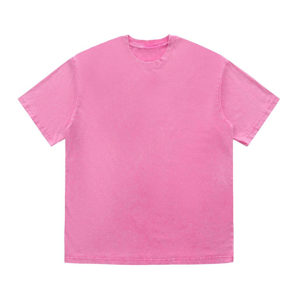 230g Reine Baumwolle Unisex Vintage Washed T-Shirt - Amerikanischer Stil, Lockere Passform, Trendy, All-Match Hip-Hop Tee