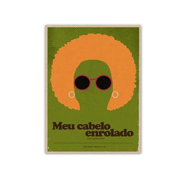 Minimalist Posters by Great Brazilian Artists Classics Brazilian Popular Music Canvas Painting Wall Art Singer Picitures Prints
