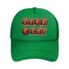 GAME DAY Basketball Print Adjustable Vintage Solid Color Curved Brim Clear Pattern Print Baseball C  Mesh Baseball Cap
