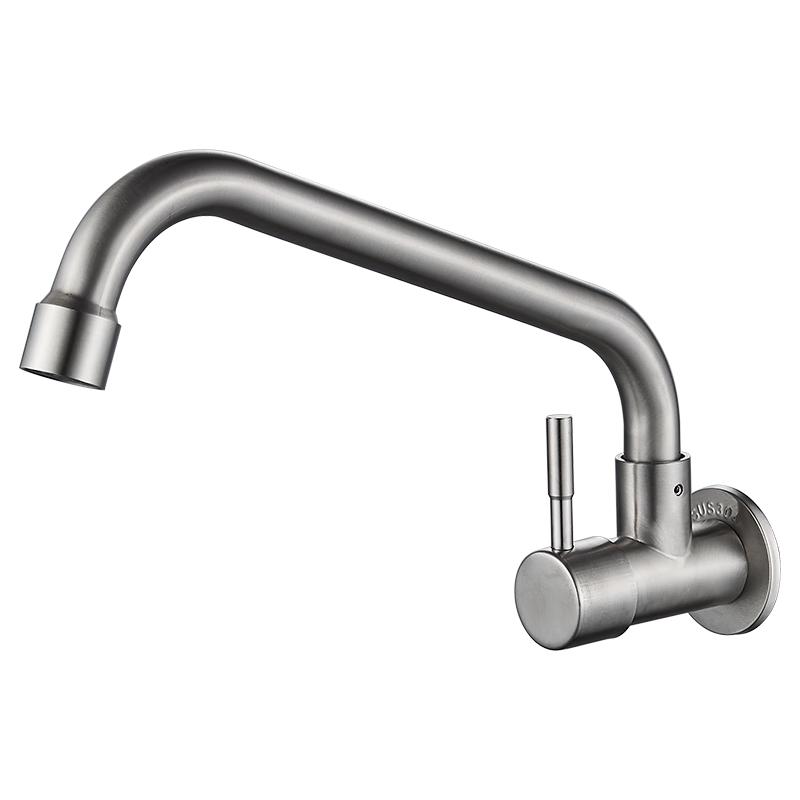 KEGOO 304 SS Single Cold Kitchen & Utility Faucet