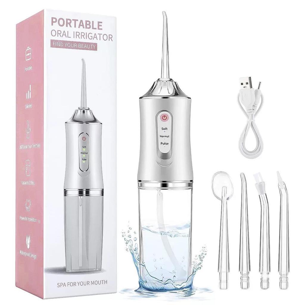 Portable Water Flosser for Fresh Breath and Whiter Teeth