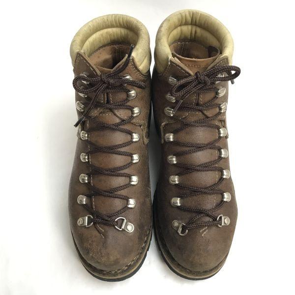 STEINKOGLER Australia vintage leather trekking mountain boots 23-23.5 brown(USED)