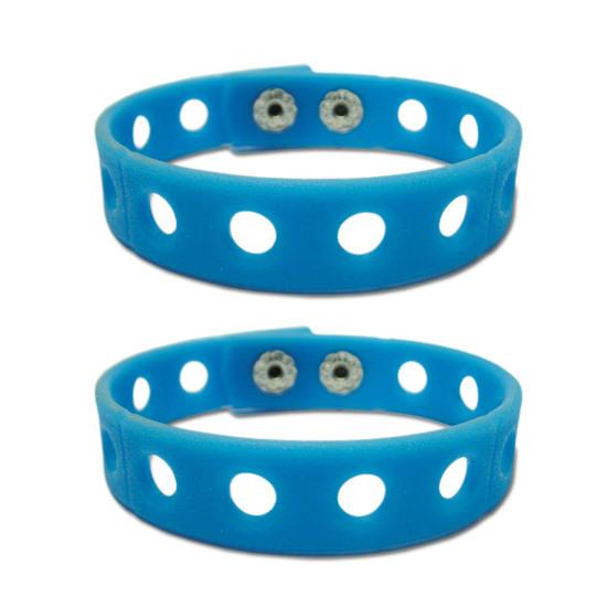 2 ks Silikonové náramky s přívěsky pro děti Nastavitelný náramek