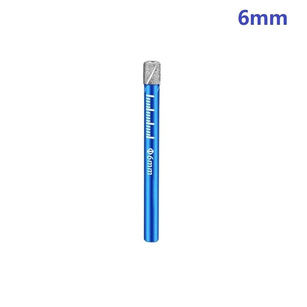 Diamond Coated Drill Bit Tile Marble Glass Ceramic Hole Saw Dry Drill Diamond Core Bit 6MM 8MM 10MM 12MM 14MM 16MM Self-cooling