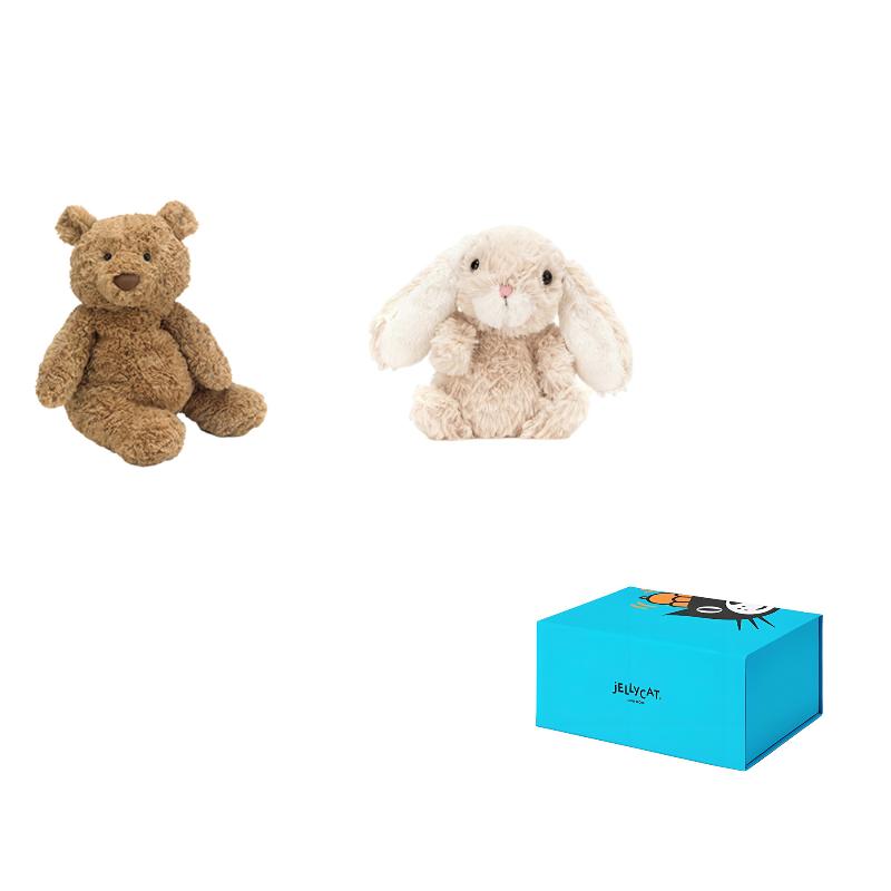 

JELLYCAT Животное Короткая Голень Комбинация Коллекция Куклы Плюшевая Кукла 16см/15см Высота 16cm/15cm