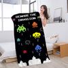 Classic Shooting Game S-Space Invaders Microfiber Beach Towel Absorbent Quick dry Soft Yoga Swimming Resort Mountain