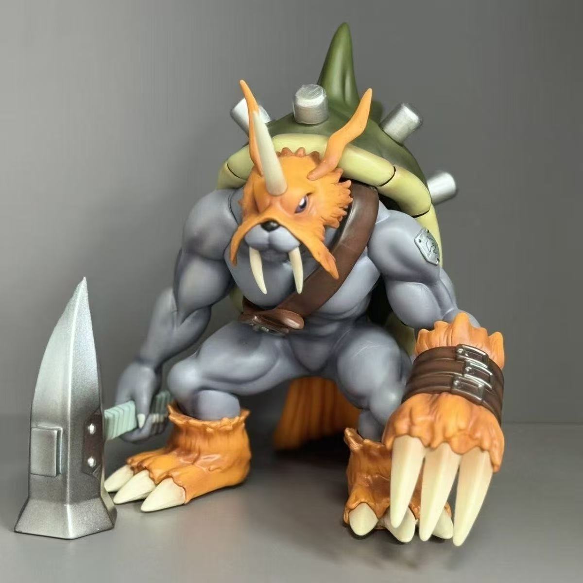 

In stock Anime Digimon Adventure Zudomon Figure Pvc Statue Room Decoration Doll Collection Model Toys Birthday Gifts