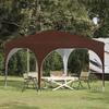 Pop Up Party Tent 290 X 290 X 245 Cm Brown