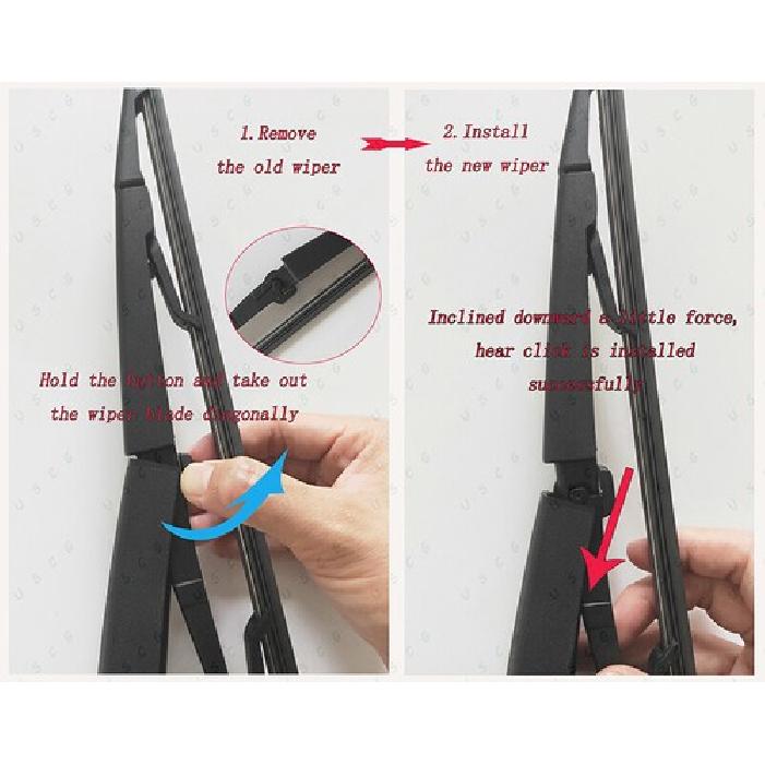 Rear Windshield Wiper Blade For DODGE DURANGO 2004-2009 OEM Quality