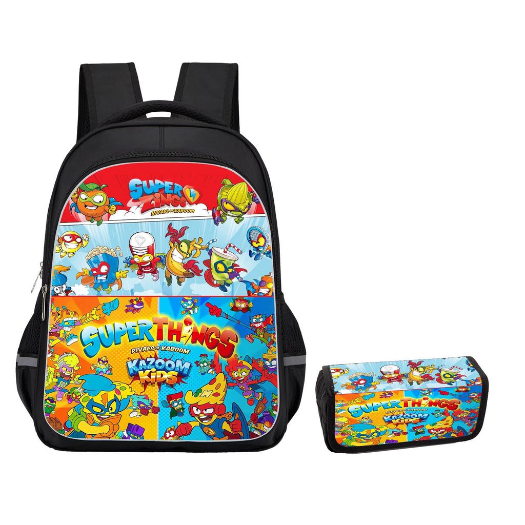 Superzings Trendy Comfortable School Bag Children'S Movie Peripheral Ultra Lightweight Storage Pencil Case