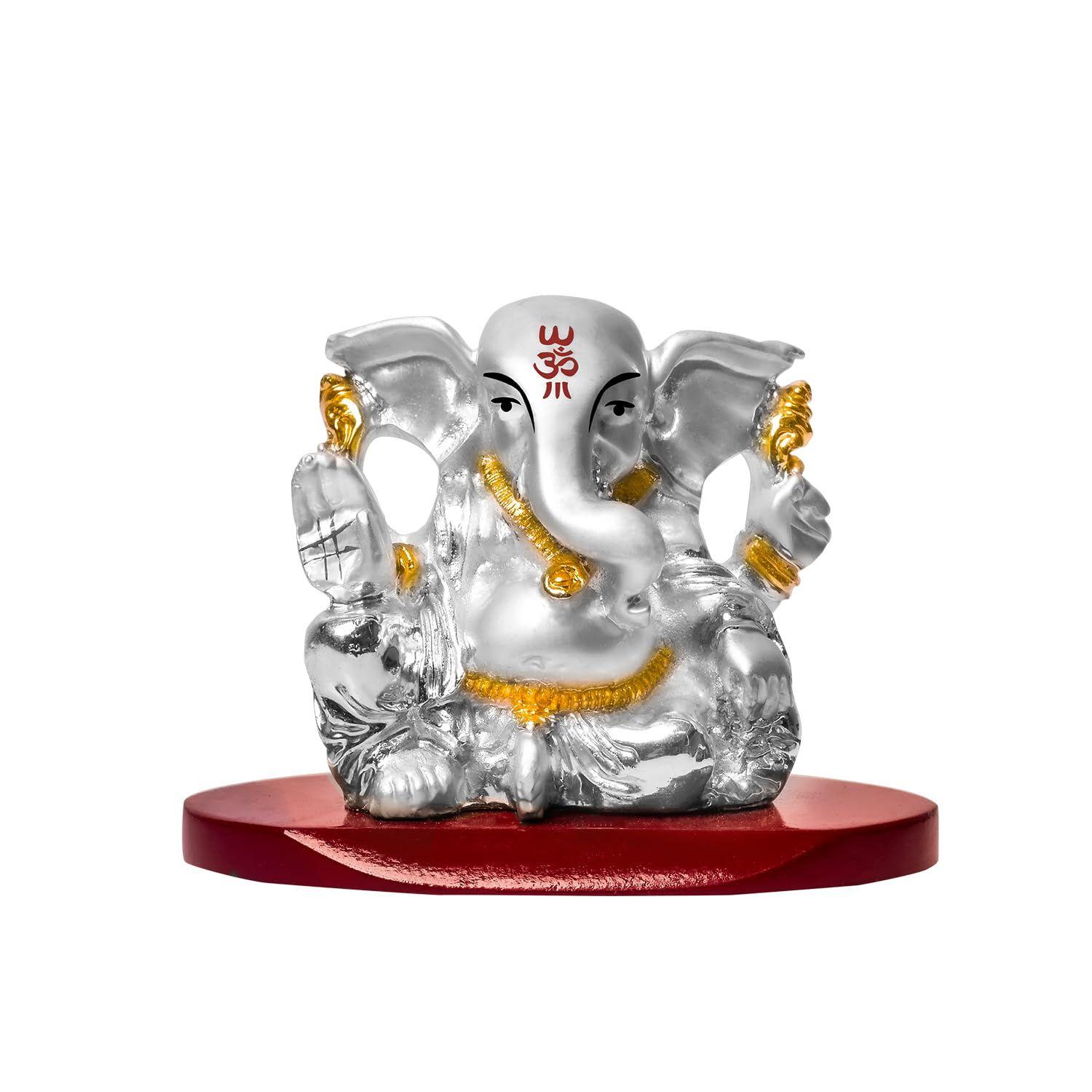 

Vinayak Ganesha Decorative Showpiece|Ganpati Idol for Luck & Success|Religious Figurines Idol for Diwali Pooja Home Dcor Car Dashboard Mandir
