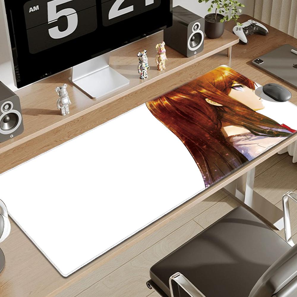 Steins Gate Mouse Pad Gamer Pad Big Gaming Mousepad Xl Mouse Mat Keyboard Mat Desk Mat Table Carpet Mausepad Computer Laptop Pad