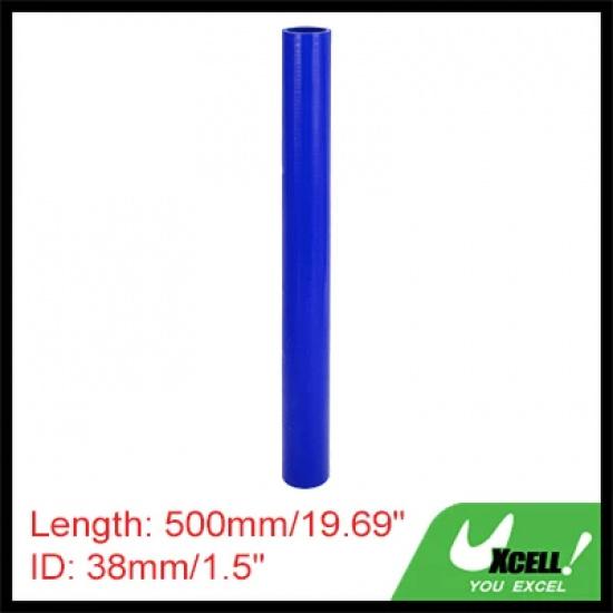UXCELL 38mm 40mm 45mm 51mm 54mm to 80mm ID Car High Performance Straight Silicone Hose Coupler Intercooler Tube 500mm Long Blue 38mm ID