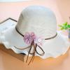 Women's Fashionable Sun Protection Wide Brim Straw Hat for Summer Beach and Scenic Outings
