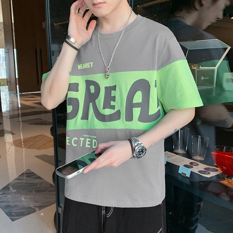 Men 'S Short Sleeve T -Shirt Summer Loose Casual Half Sleeve T -Shirt 