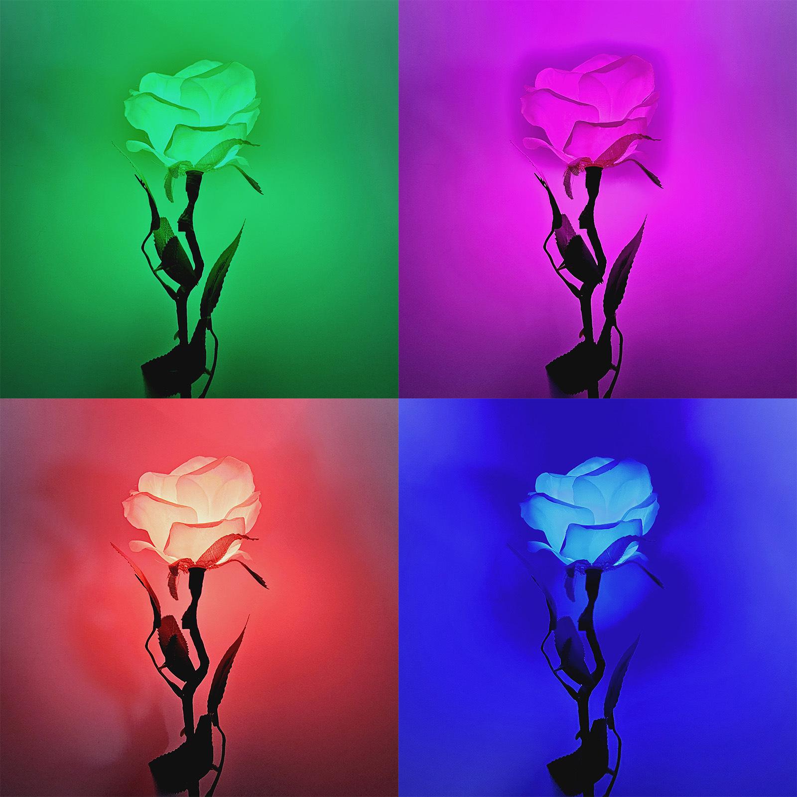 

Seven-Color Illuminated Rose Magic Stage Prop for Festivals and Talent Shows