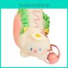 Plush Dog Hot Keychain Bag Pendant Backpack Food Animal Decoration Bakery Toy