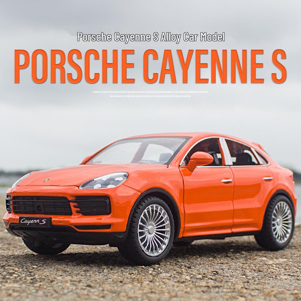 

1:24 Игрушка Модель автомобиля Porsche Cayenne S из литого металла для детей
