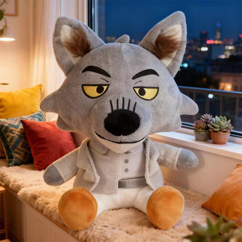 23CM Movie Anime The Bad Guys Plush Toy Cartoon Animals Plushies Figure Peluche Accessories Pillow Soft Sleep Hugging Kids Gifts