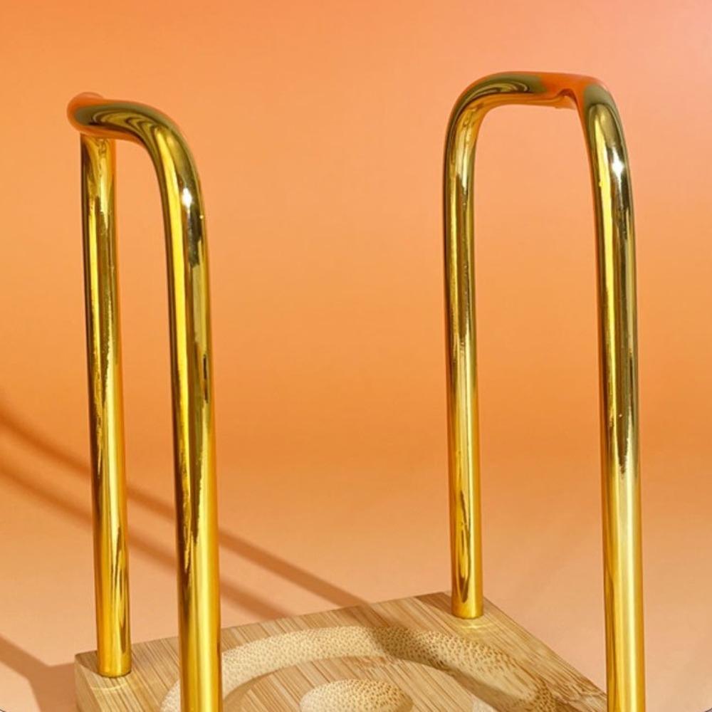 Multifunctional Cup Storage Rack Wooden Bottom Mug Display Stand Organizer Desktop