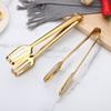 ZhiShi Large Gold Food Tongs Set
