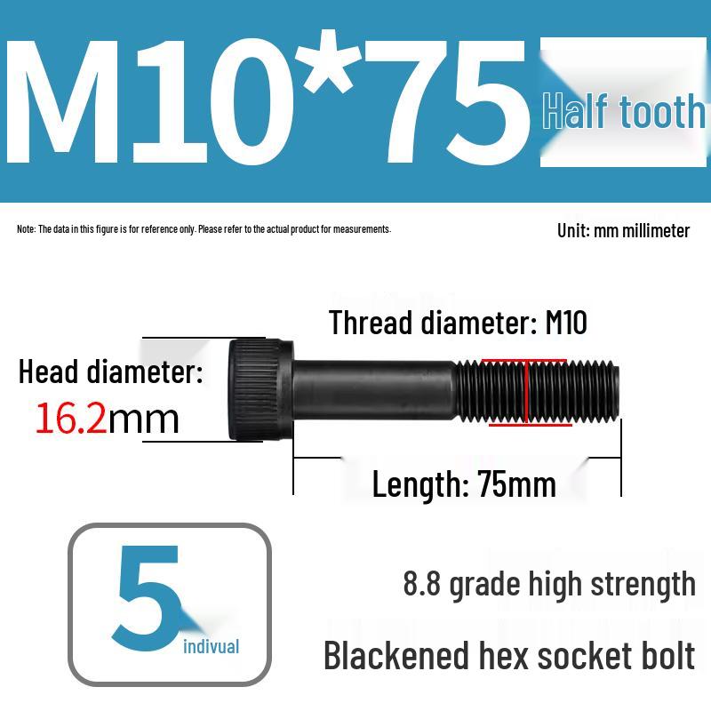 8.8 High-Strength Socket Head Cap Screw Bolt (M4-M20)