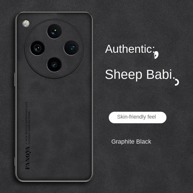 

Простой кожаный удобный замшевый чехол для OPPO Find X8 Pro Find X7 Ultra X7 X6 Pro Find X5 Lite X5 Pro Мягкий защитный чехол для объектива For Find X6 чёрный