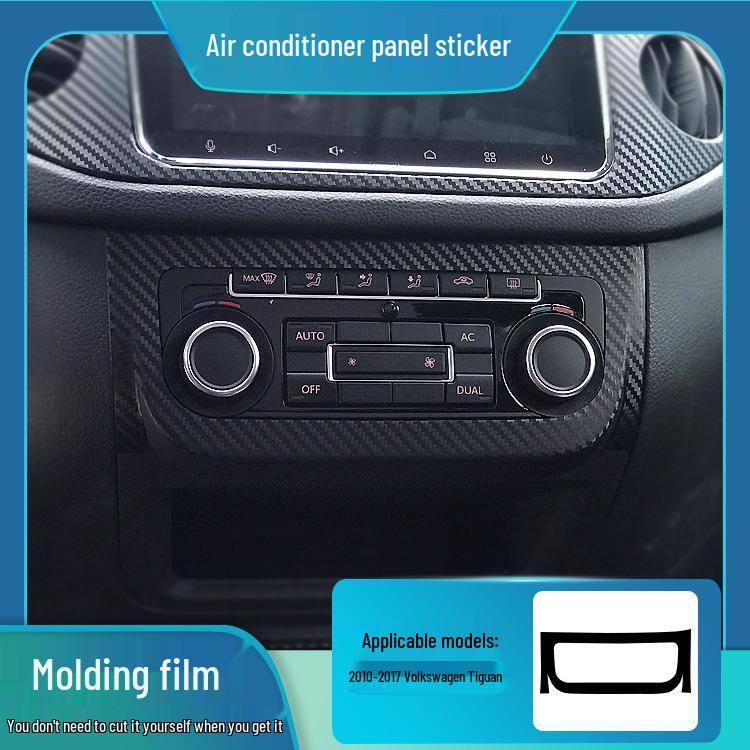 Volkswagen Tiguan 10-17 Innenraum Kohlefaser Kratz- & Trittschutz Konsole & Tür Kit