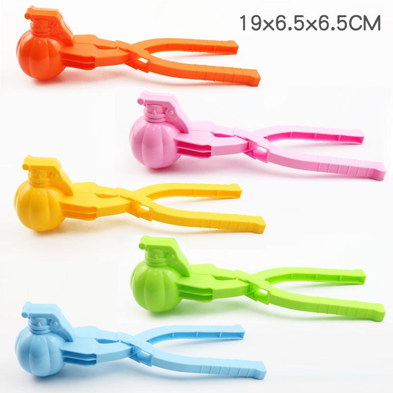 Snowball Clamp Duck Snowflake Grenade Shape Snowball Making Tongs Winter Outdoor Snow Play Sports Toys Snowball Throwing Tool