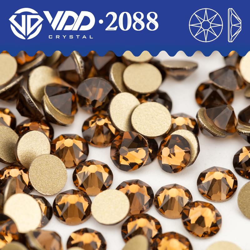 VDD SS16-SS30 High Quality 2088 Rhinestones Crystal Flatback 8 Big 8 Small 16cut Stones for DIY Crafts Nail Art Decoration