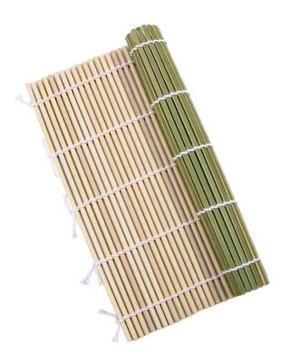 HTB Bamboo Sushi Sushi Grosso Bambu Verde Sushi Para Fazer Sushi Rolo De Visualização De Flor De Cerejeira, 24x24cm, Antibacteriano, Rolo, Ehomaki, Ehomaki,