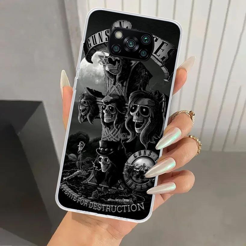 Guns N Roses Good Time Phone Case for Xiaomi Poco X7 X6 X5 X4 X3 Nfc F7 Ultra F6 F5 Pro F4 GT F3 M6 M5S M4 M3 Soft Print Shell P