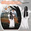 Hanging Ghost Bride Halloween Decoration Prop Haunted House Hanging Figure for Indoor Outdoor Party Scary Themed Decoration