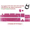 Geeignet für Logitech G913 Mechanische Tastatur DIY Tastenkappen G913TKL G915 G813 G815 Transluzente Tastenkappen