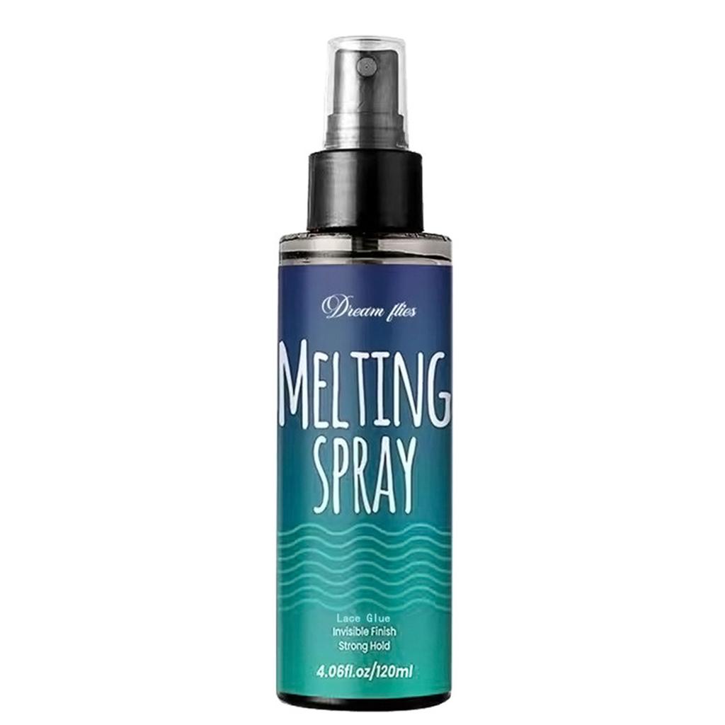 Spray Adeziv Profesional cu Dantelă pentru Peruci, 120ml Adeziv pentru Păr - Fixare Invizibilă, Aplicare Ușoară pentru Peruci cu Partea din Față din Dantelă și Închideri